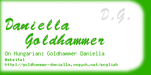 daniella goldhammer business card